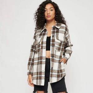 Dynamite Plaid Shacket